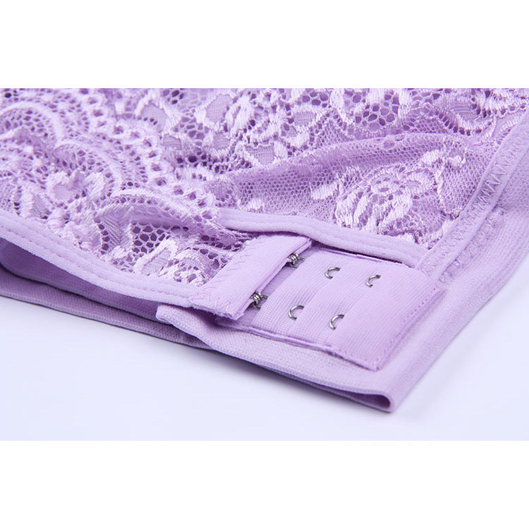 Women's Wireless Sports Bra Lace Detail Seamless