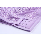 Women's Wireless Sports Bra Lace Detail Seamless