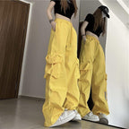 High Waist Quick Drying Retro Casual Pants