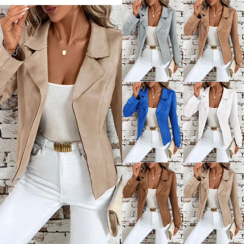 Women's Slim Fit Cardigan Jacket Long Sleeve Professional
