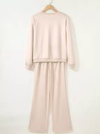 Sarah Express Women's Gingerbread Bakery Christmas Pajama Set - Long Sleeve Top and Pants