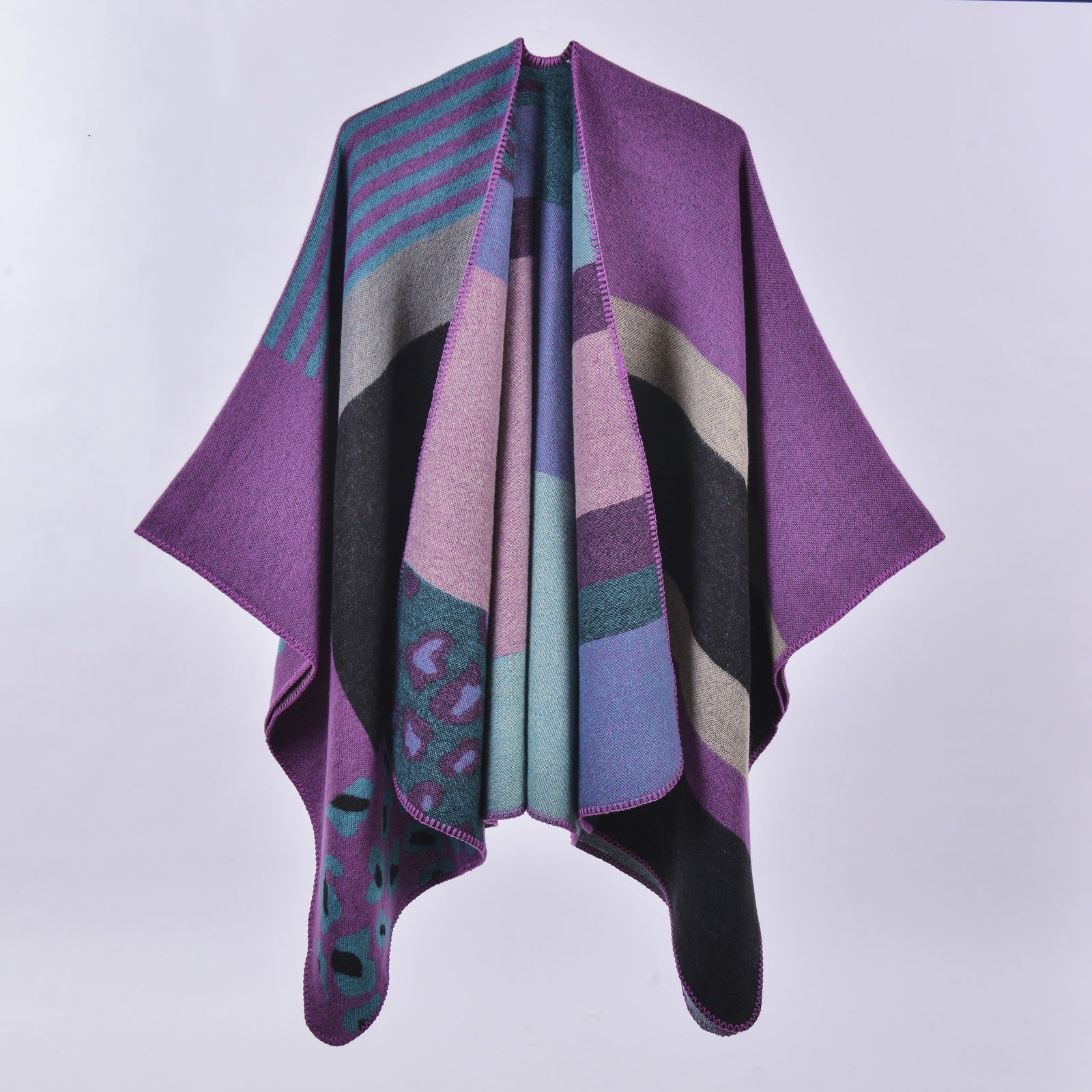 Women's Oversized Plaid Scarf Shawl Wrap Imitation Cashmere Winter Travel Accessory
