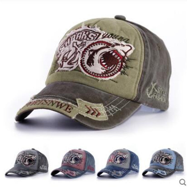 Women's Embroidered Baseball Cap Korean Style Adjustable Casual Cap