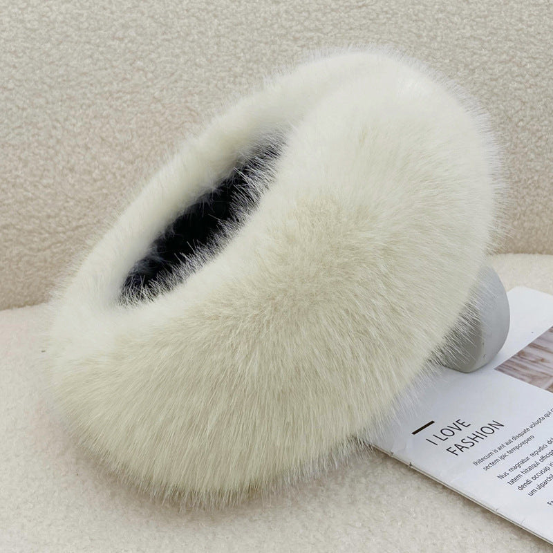 Faux Fur Headband Ear Warmer Winter Hair Band Accessory
