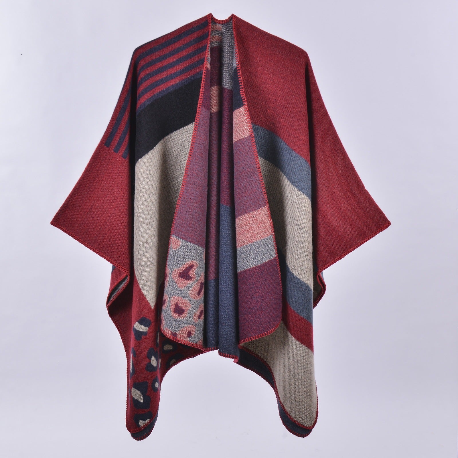 Women's Oversized Plaid Scarf Shawl Wrap Imitation Cashmere Winter Travel Accessory