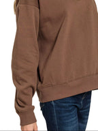  Fleece Half Zip Sweatshirt