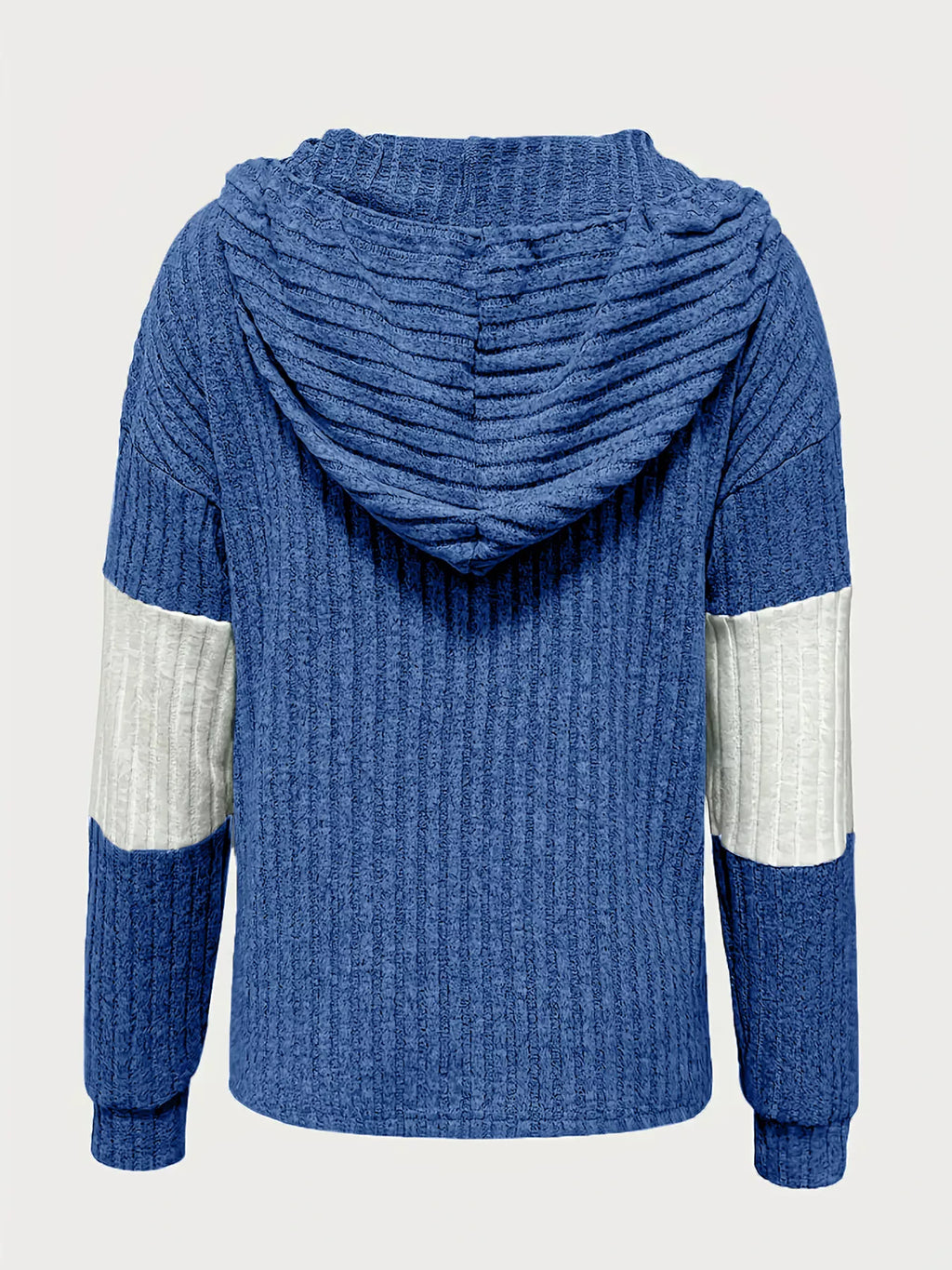 Sarah Express Women's Color Block Drawstring Long Sleeve Hoodie