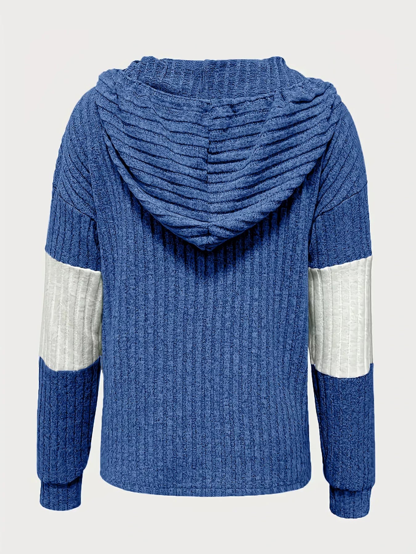 Sarah Express Women's Color Block Drawstring Long Sleeve Hoodie