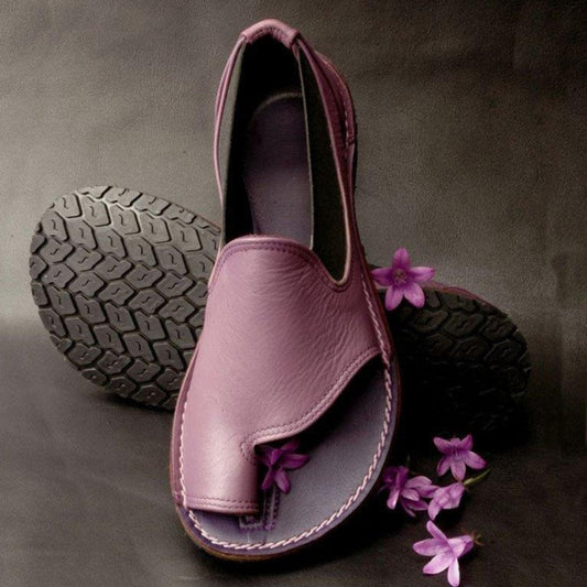 Sarah Express Summer Fashion Sandals - Round Toe Slip-On Sandals