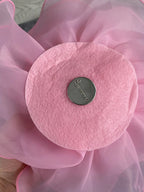 Sarah Express Women's Flower Applique Round Neck Short Sleeve T-Shirt