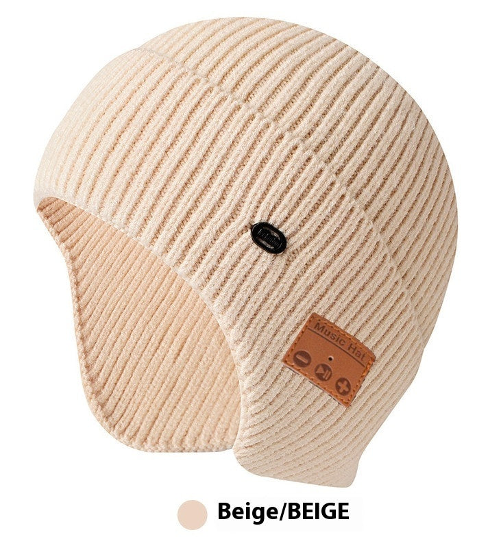 Wireless Bluetooth Beanie Knitted Winter Hat USB Rechargeable