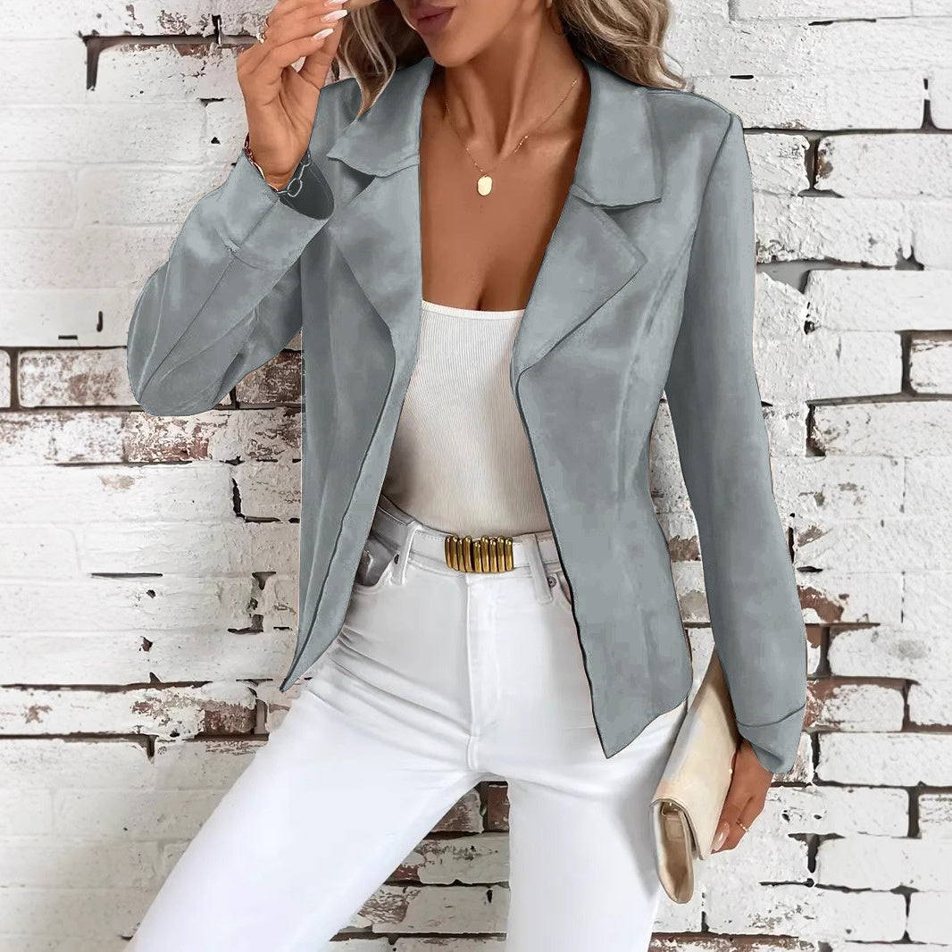 Women's Slim Fit Cardigan Jacket Long Sleeve Professional