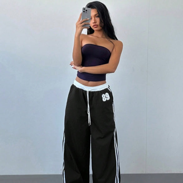 Women's Loose Trendy Digital Printing Long Pants