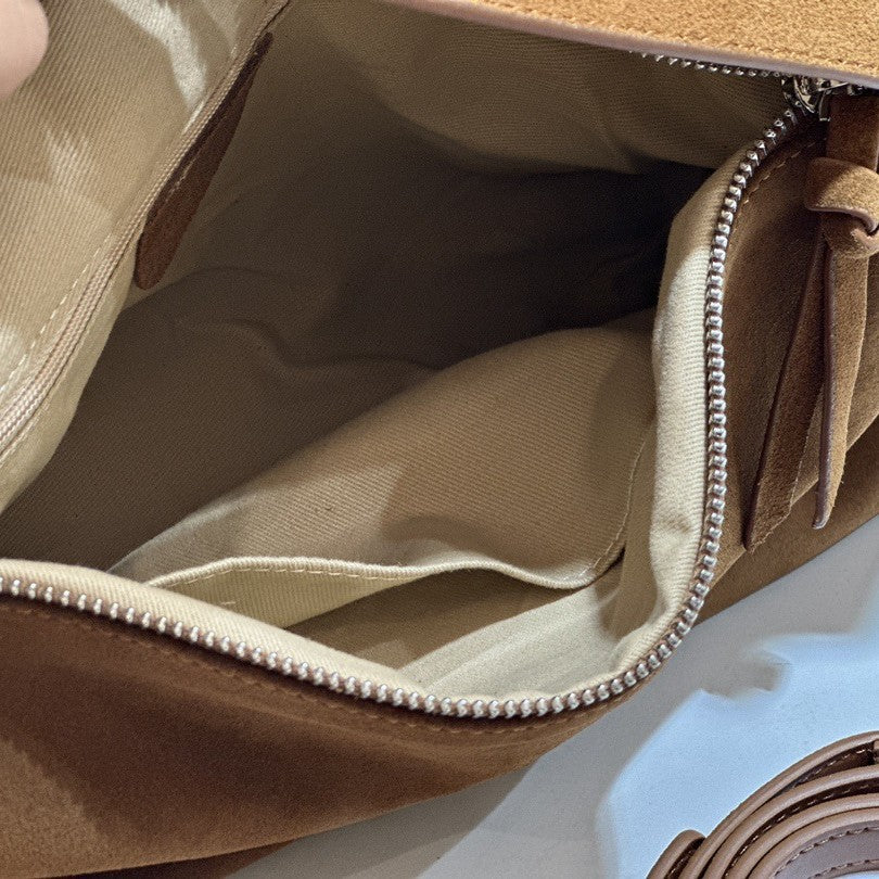 Sarah Express Genuine Leather Crossbody Tote Bag