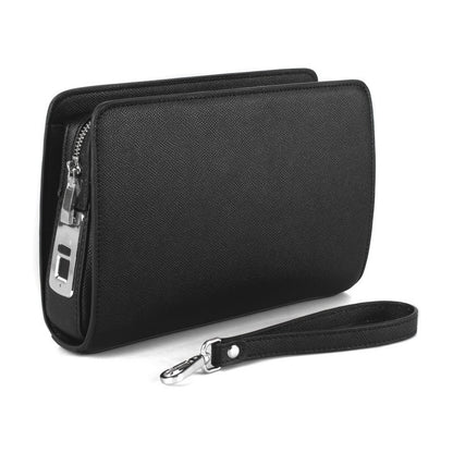Sarah Express Men's Smart Fingerprint-Proof PU Leather Clutch Bag – Urban Minimalist Wallet Clutch
