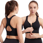 Women's Shockproof Push Up Sports Bra - High Impact Running Yoga Fitness Plus Size