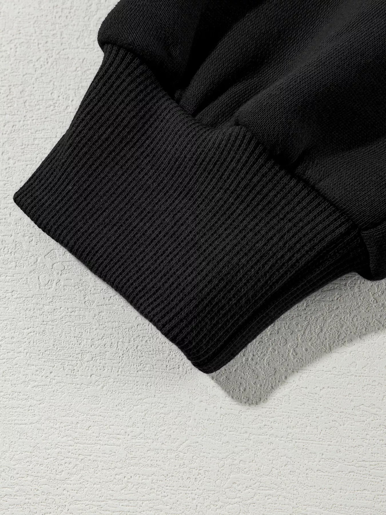 Sarah Express Women's Drop Shoulder Zip Up Jacket and Drawstring Pants Active 2pcs Set