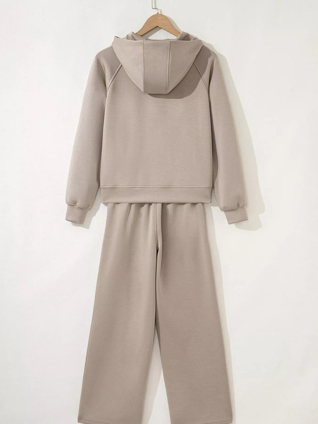 Sarah Express Women's Half Zip Long Sleeve Hoodie and Pants 2pcs Outfit