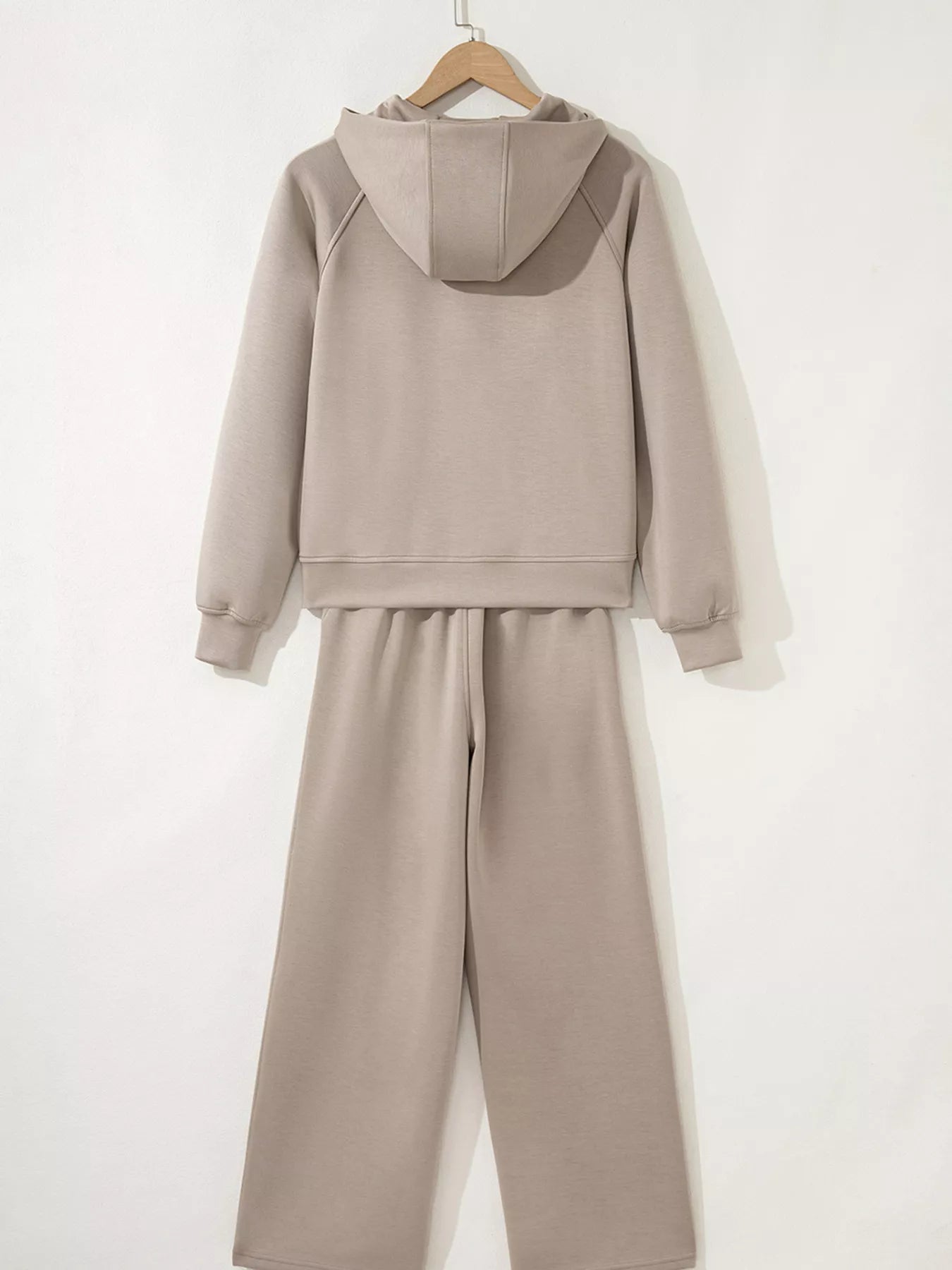 Sarah Express Women's Half Zip Long Sleeve Hoodie and Pants 2pcs Outfit