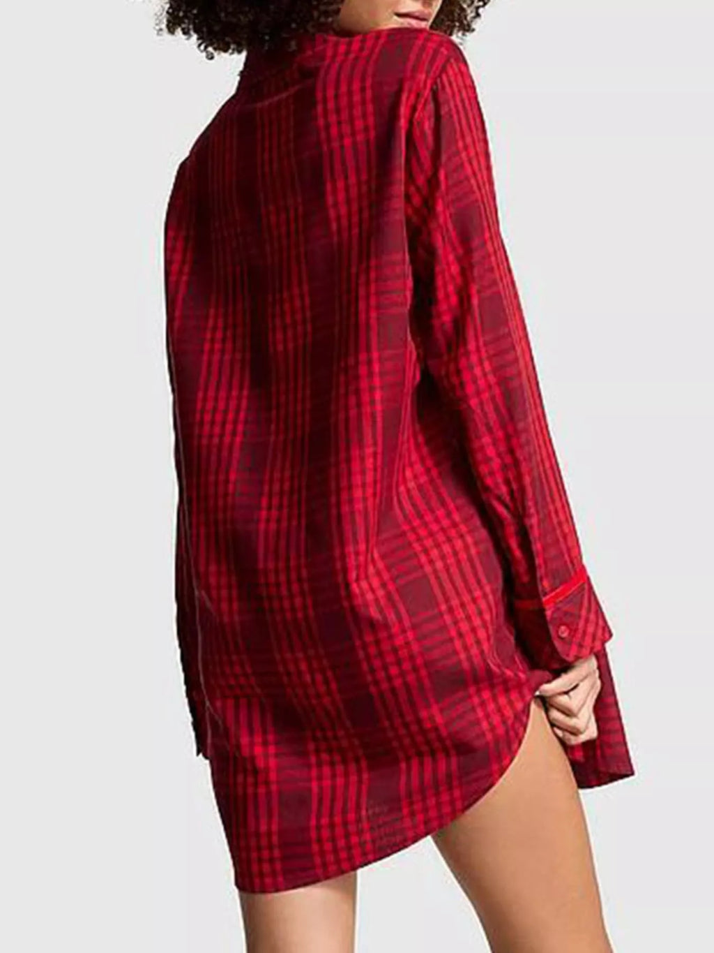Sarah Express Women's Striped Long Sleeve Button-Up Shirt
