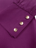 Sarah Express Women's High Neck Asymmetric Top and Pants Set