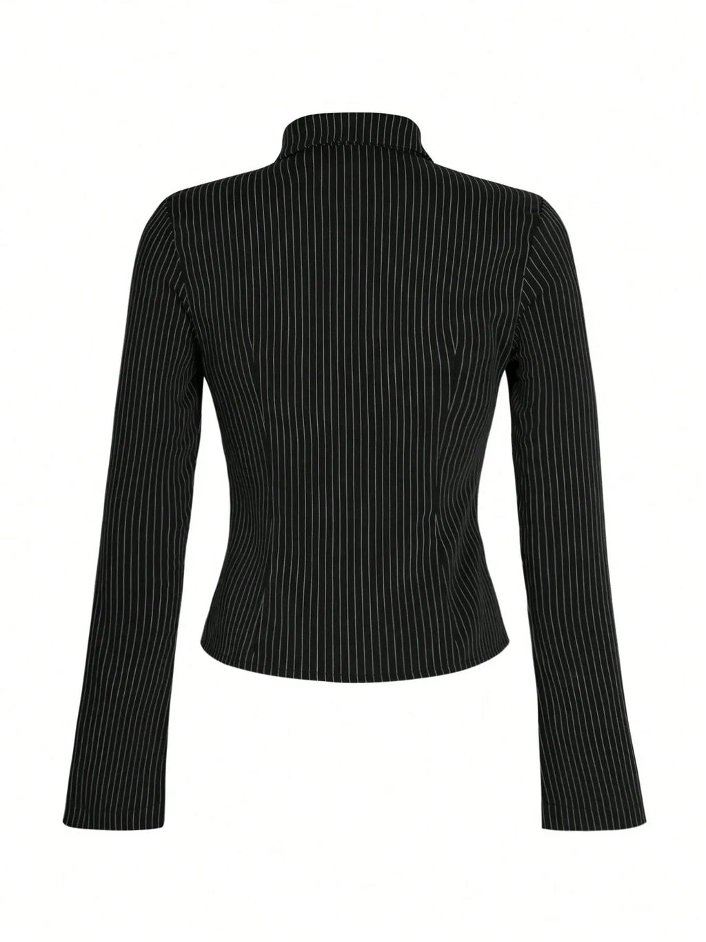 Sarah Express Women's Striped Button Up Long Sleeve Shirt