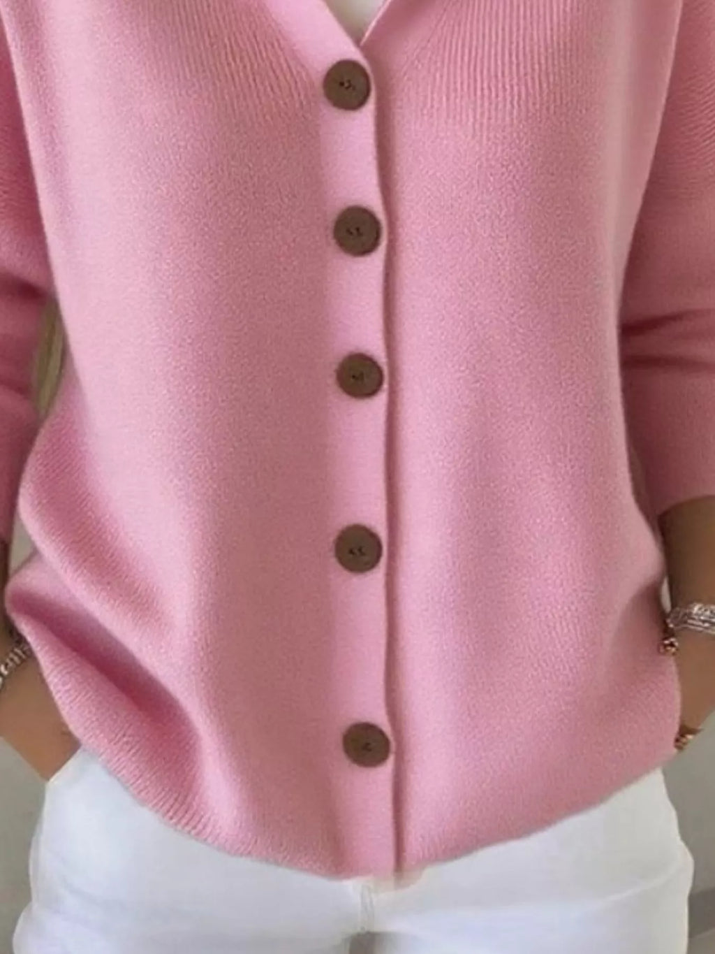 Sarah Express Women's Hooded Button-Front Soft Knit Cardigan Plus Size