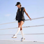 Women's Sleeveless Athletic Set Tank Top and Shorts Activewear