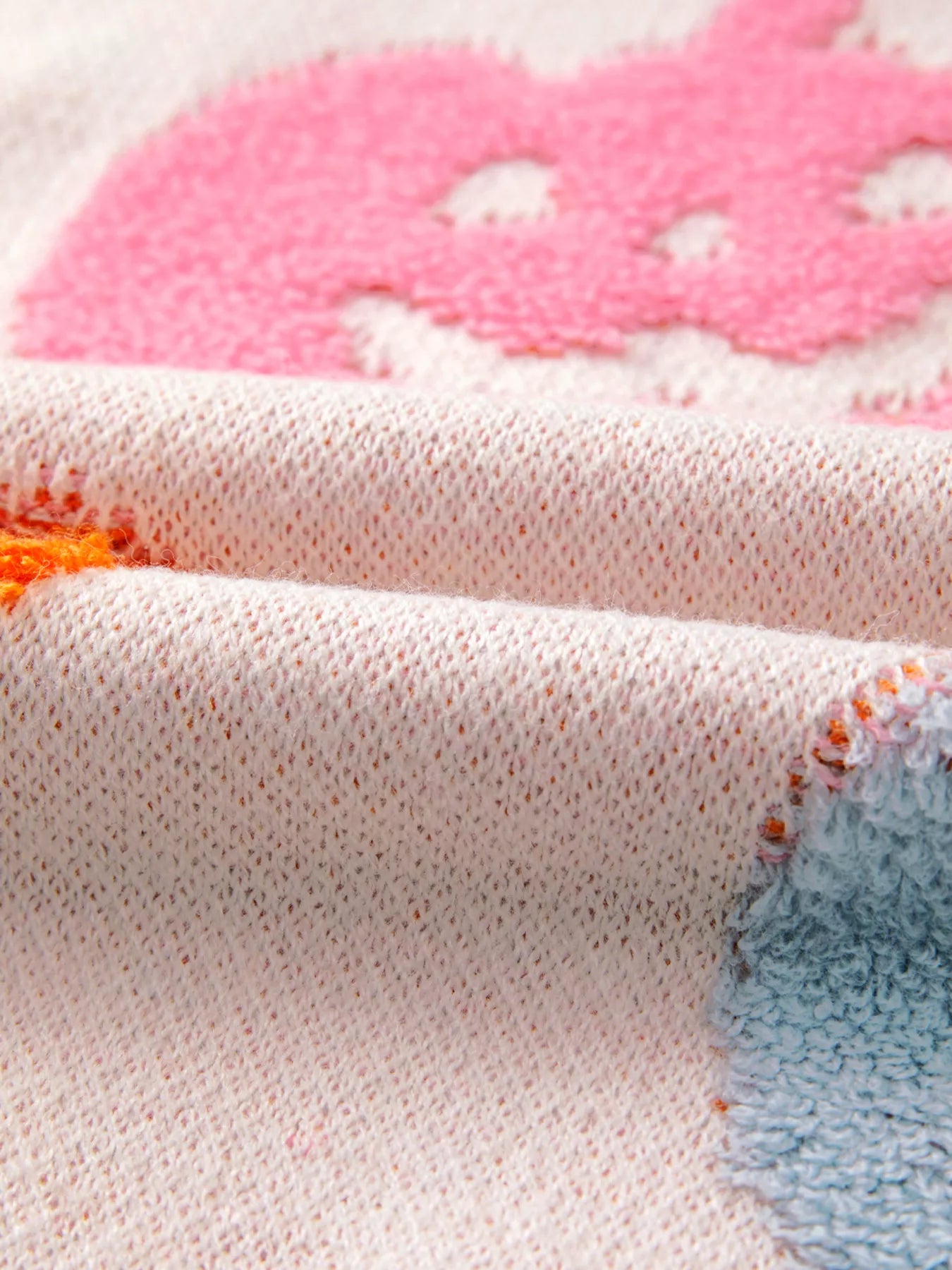 Sarah Express Women's Halloween Cute Pumpkin Pattern Sweater - Dusty Pink