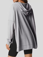 Sarah Express Women's High-Low Hoodie with Kangaroo Pocket