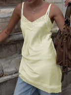 Sarah Express Women's Lace Detail V-Neck Cami