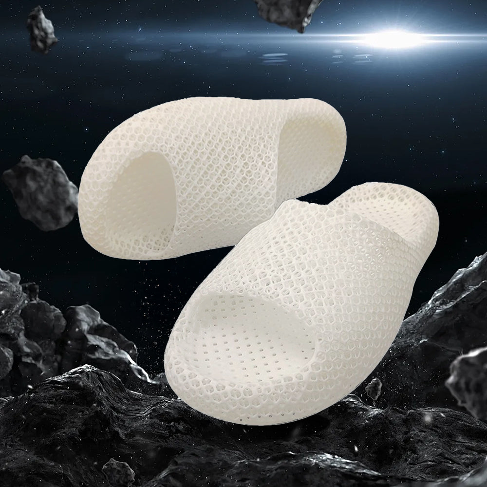Sarah Express 3D Ergonomic Slippers – Breathable Waterproof Non-Slip Indoor Outdoor Unisex Shoes White