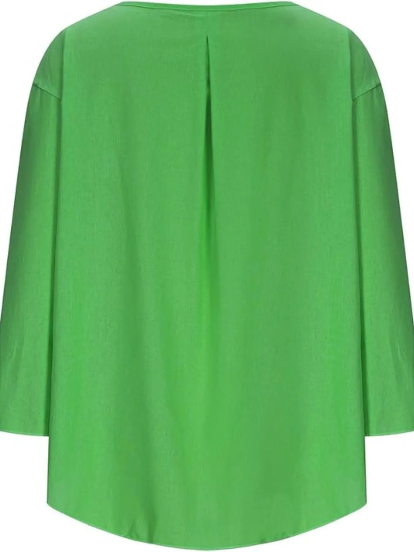 Sarah Express Women's Round Neck Relaxed Fit Blouse Plus Size