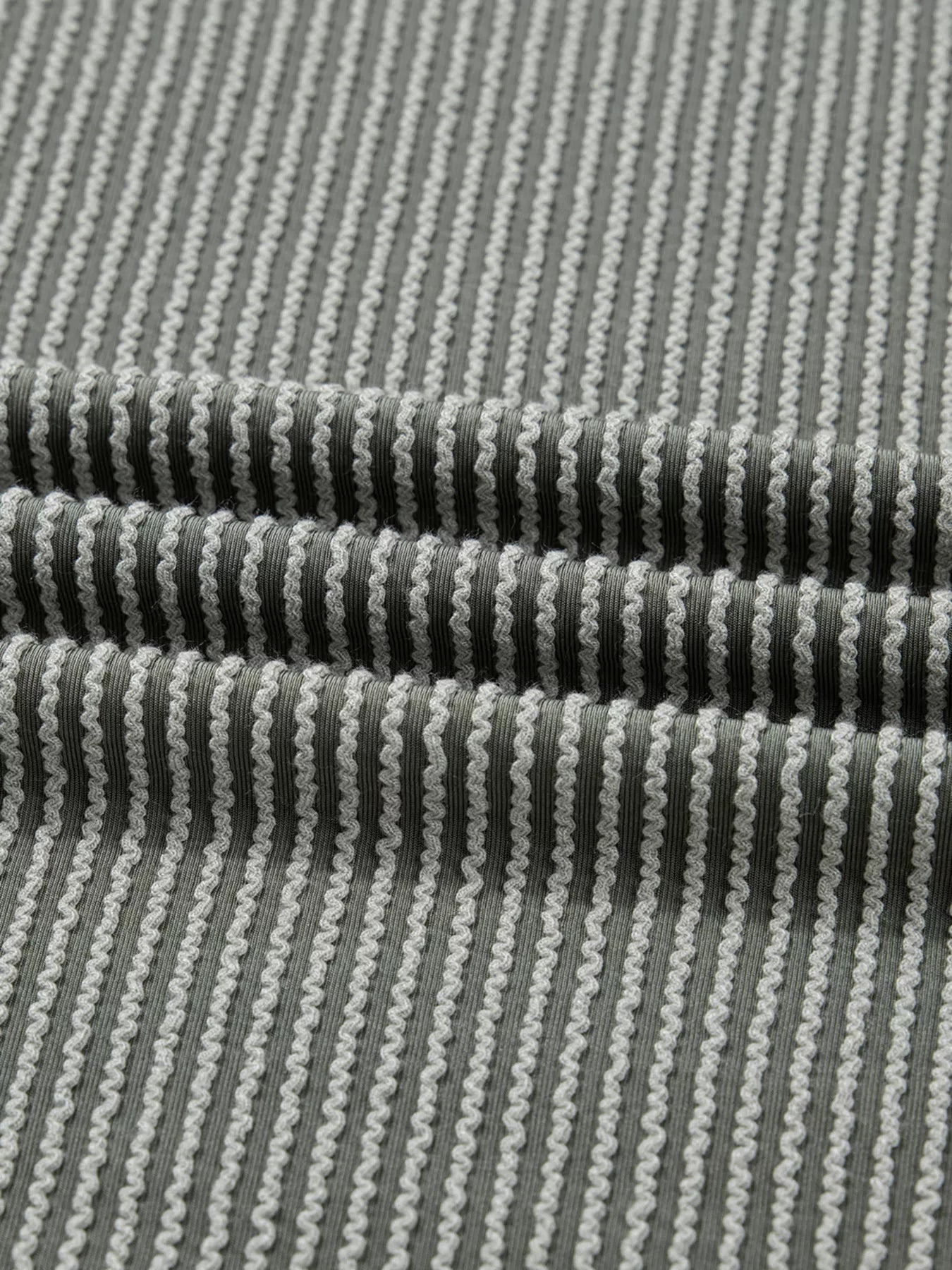 Sarah Express Women's Twist Ribbed Exposed Seam Detail Long Sleeve Loose Top