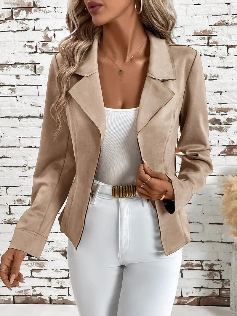 Women's Slim Fit Cardigan Jacket Long Sleeve Professional