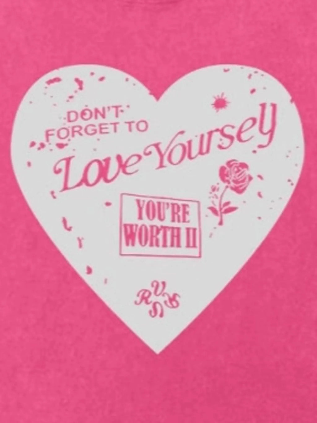 Sarah Express Women's Heart Round Neck Short Sleeve T-Shirt - Oversized Washed Cotton Tee