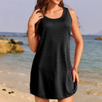 Women's Crochet Beach Cover Up Dress Swimsuit Hollow Knit
