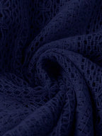 Sarah Express Women's Lace Notched Long Sleeve Shirt - Elegant Button-Up Blouse