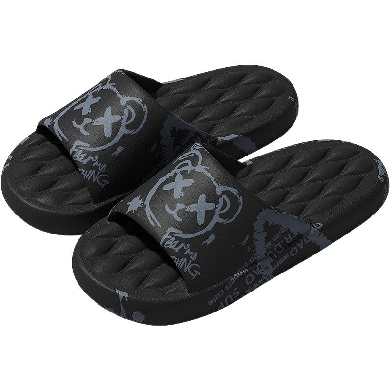 Sarah Express Women's Summer Slide Sandals - Casual Outdoor Slippers with Cute Designs