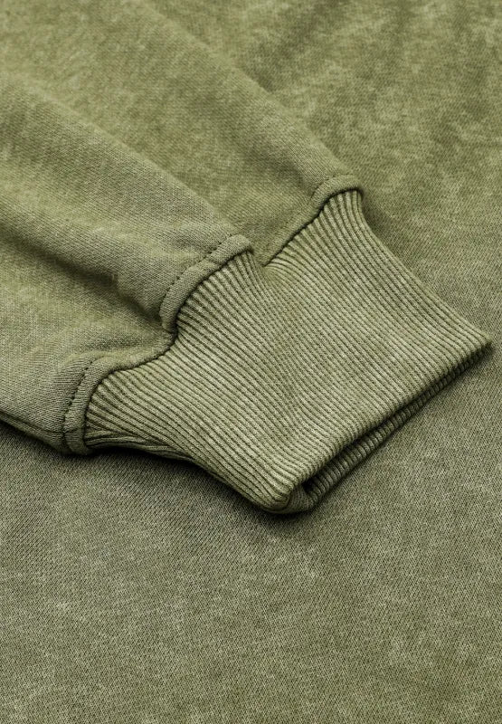 Sarah Express Women's Mock Neck Dropped Shoulder Sweatshirt