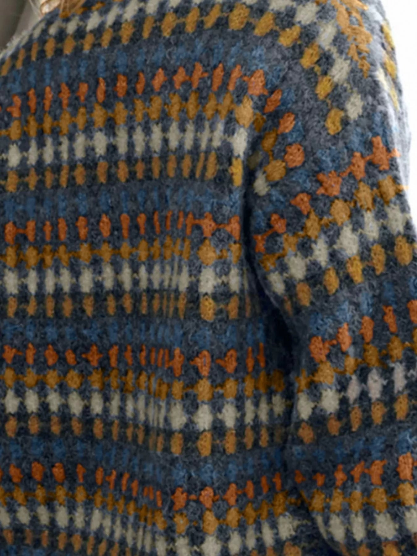 Sarah Express Women's V-Neck Button Down Knit Cardigan