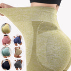 Women's Seamless Butt Lifting Yoga Shorts High Waist Athletic Gym Leggings