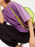 Sarah Express Women's Round Neck Short Sleeve T-Shirt - Oversized Basic Tee