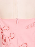 Sarah Express Women's Hollow Out Adjustable Strap Mini Dress