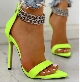Sarah Express Women's Open-Toe Stiletto Sandals | Fish Mouth High Heel Party Shoes