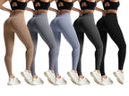 Women's High Waist Tummy Control Yoga Leggings Seamless Compression Athletic Workout Pants