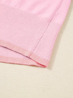 Sarah Express Women's Sequined HOLLY JOLLY Color Block Crew Neck Sweater