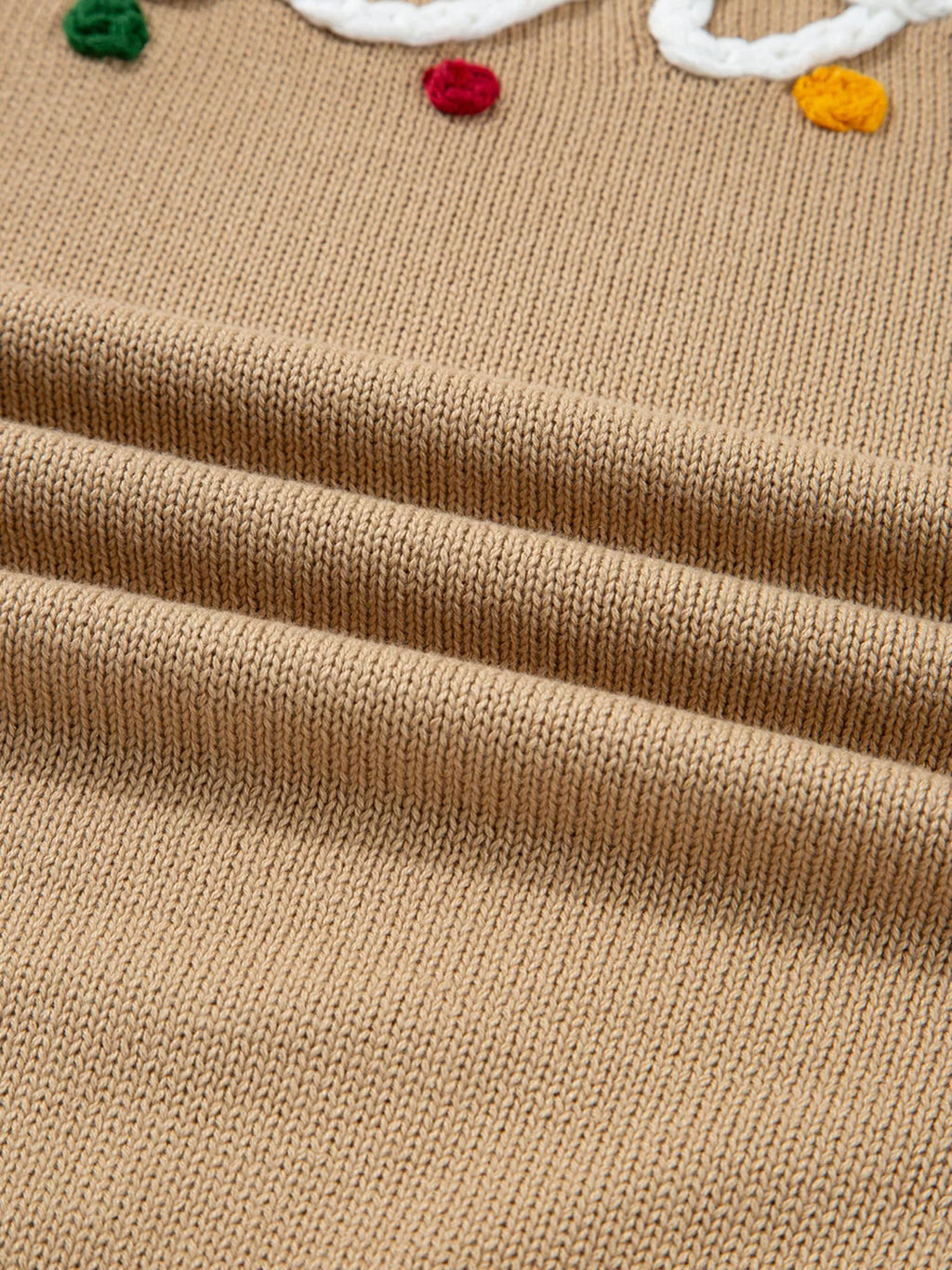 Sarah Express Women's Merry Colorful Dot Detail Christmas Dolman Sweater