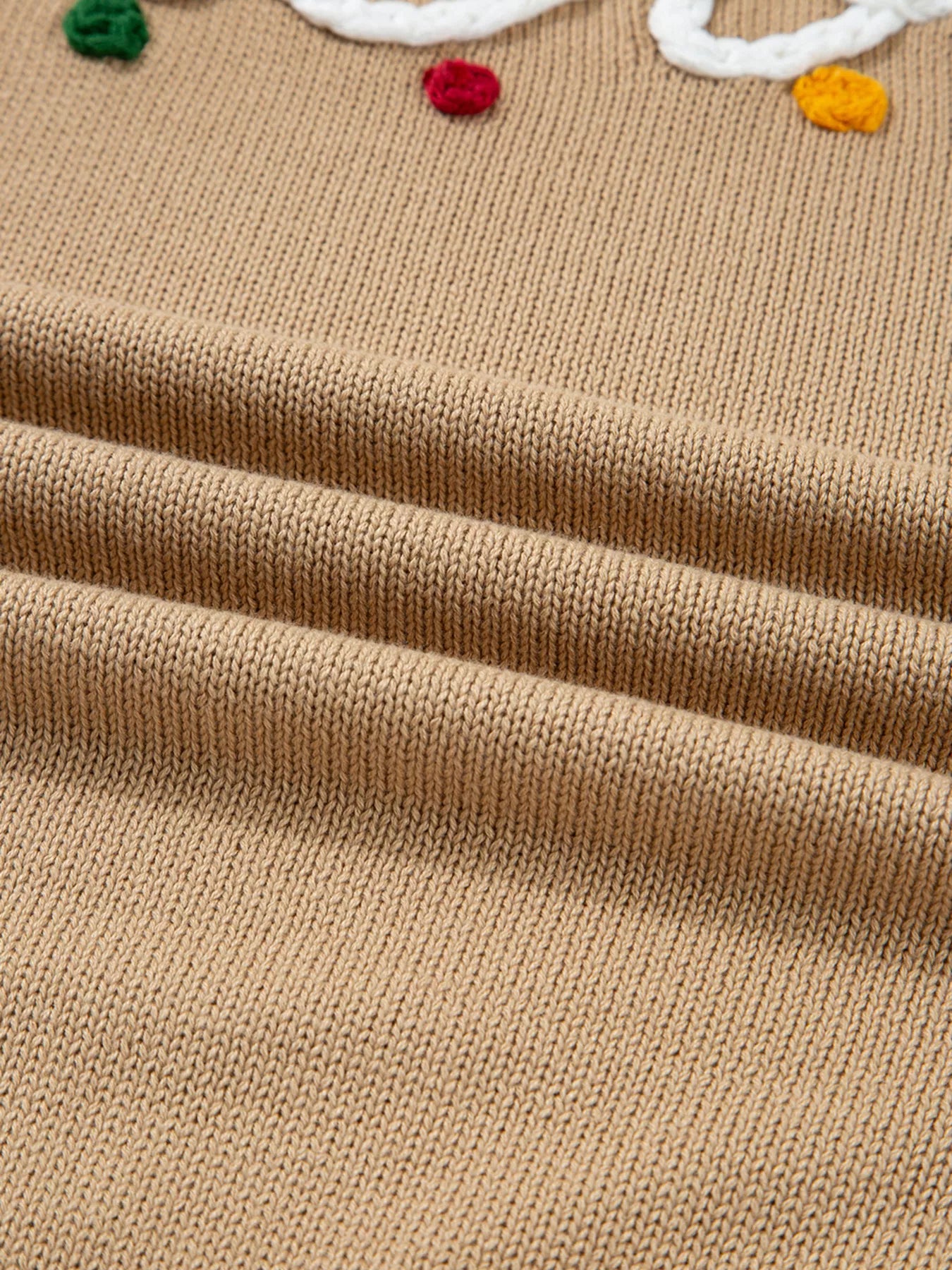 Sarah Express Women's Merry Colorful Dot Detail Christmas Dolman Sweater