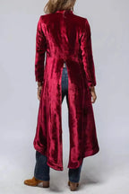 Sarah Express Women's Slit Back Open Front Cardigan